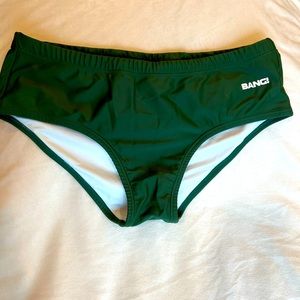 BANG swim sunga, men’s size medium, green.
